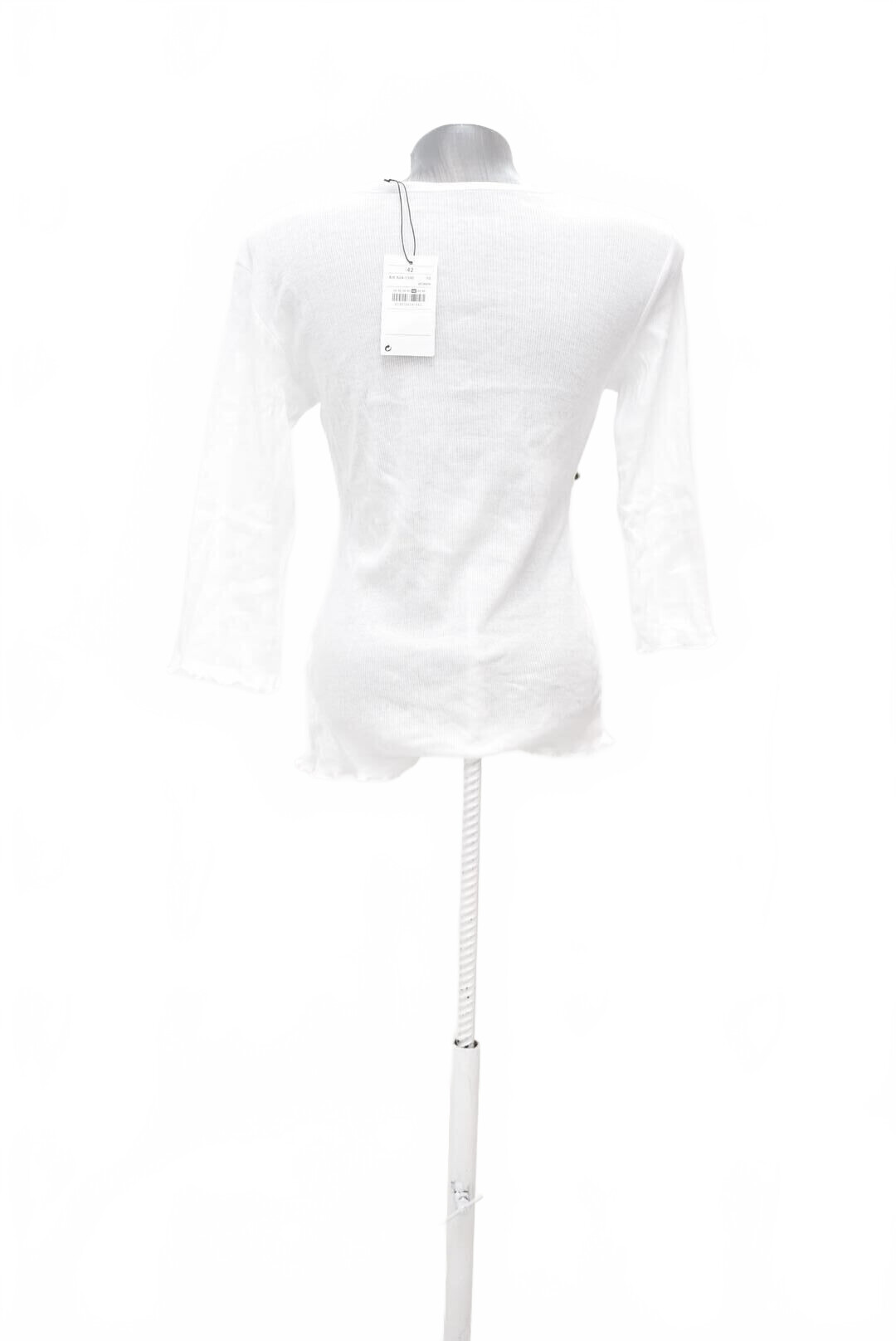 Damen -T-ShirtFisherfieldohne Aufdruck,farbeweiss,größe42