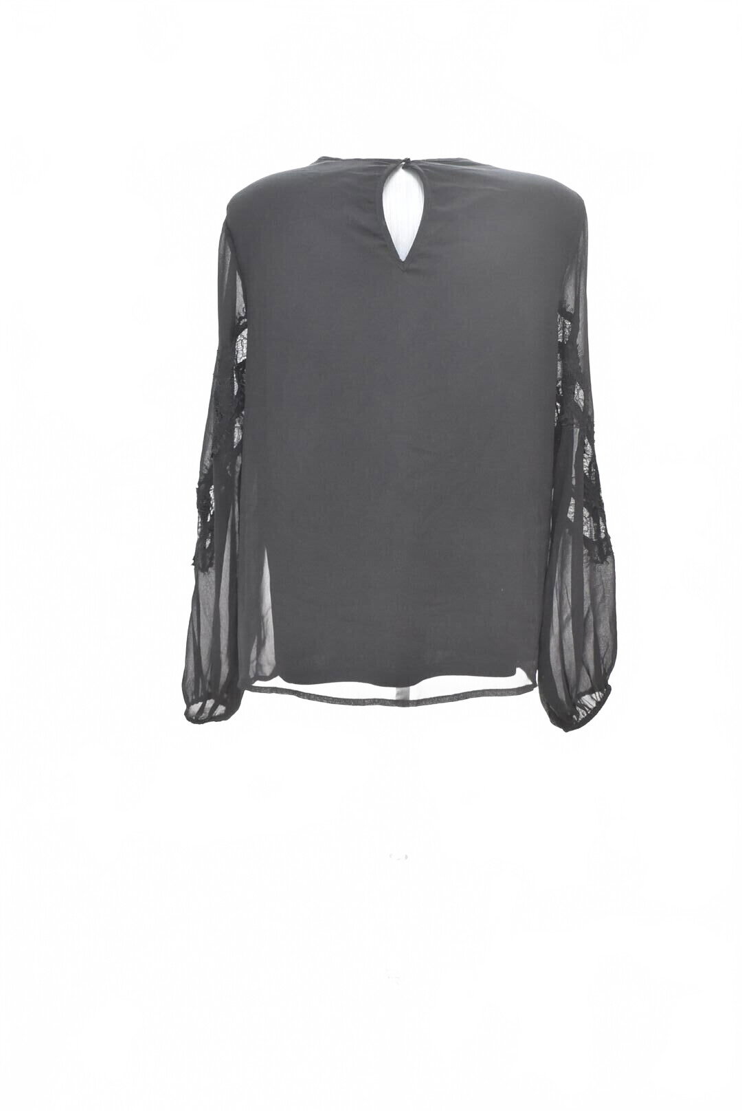 Damen -T-ShirtVero Modaohne Aufdruck,farbeschwarz,größeM