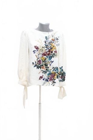 Damen -T-ShirtZaramit Aufdruck,farbeweiss,größeM