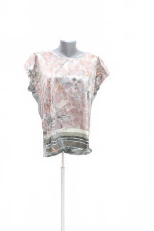 Damen -T-ShirtGenesisohne Aufdruck,farbegeblümt,größeM