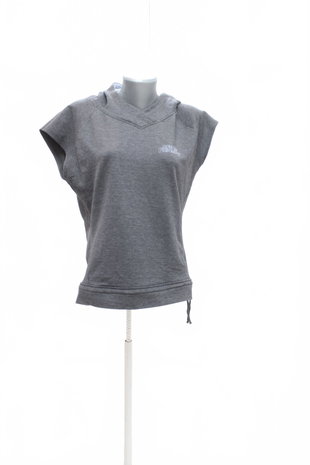 Damen -T-ShirtAlpine Promit Aufdruck,farbegrau,größeL