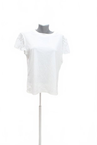 Damen -T-ShirtGenesisohne Aufdruck,farbeweiss,größeM