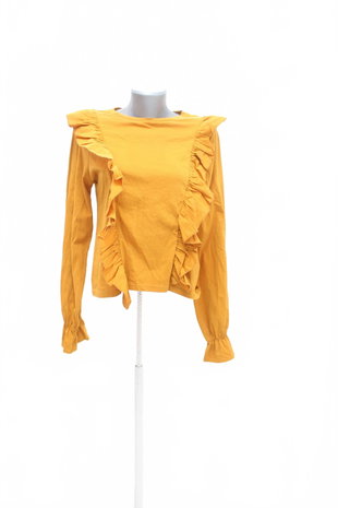 Damen -T-ShirtPrimarkohne Aufdruck,farbegelb,größe38