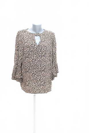 Damen -T-ShirtF&Fohne Aufdruck,farbeanimal-print,größe48
