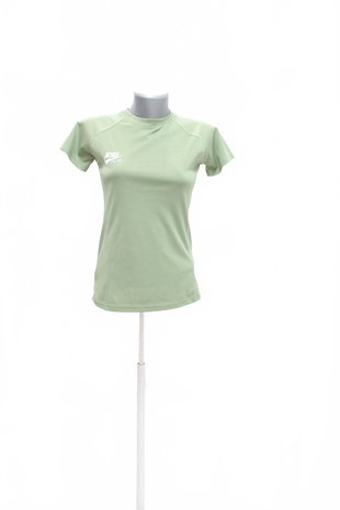 Damen -T-ShirtNikemit Aufdruck,farbegrün,größeS