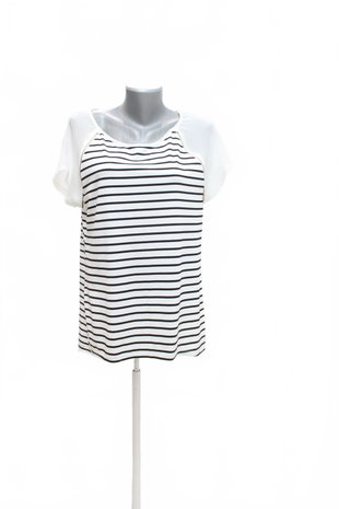 Damen -T-ShirtGateohne Aufdruck,farbegestreift,größe40