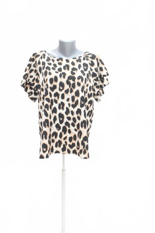 Damen -T-ShirtGenesisohne Aufdruck,farbeanimal-print,größeXL