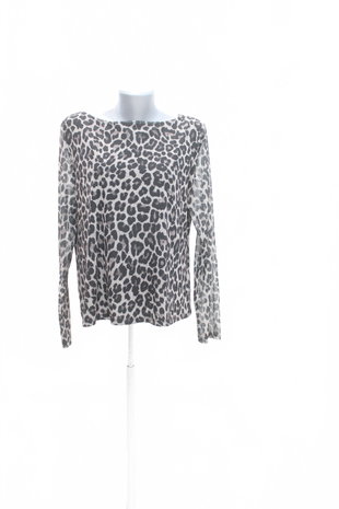 Damen -T-ShirtPage Oneohne Aufdruck,farbeanimal-print,größeXL