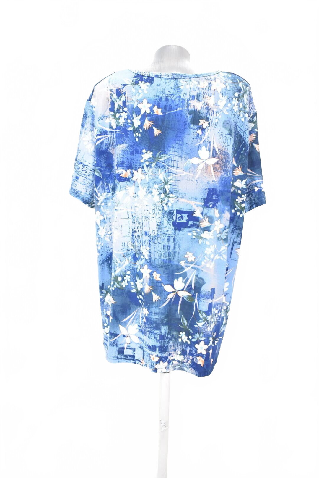 Damen -T-ShirtGenesisohne Aufdruck,farbegeblümt,größe6XL