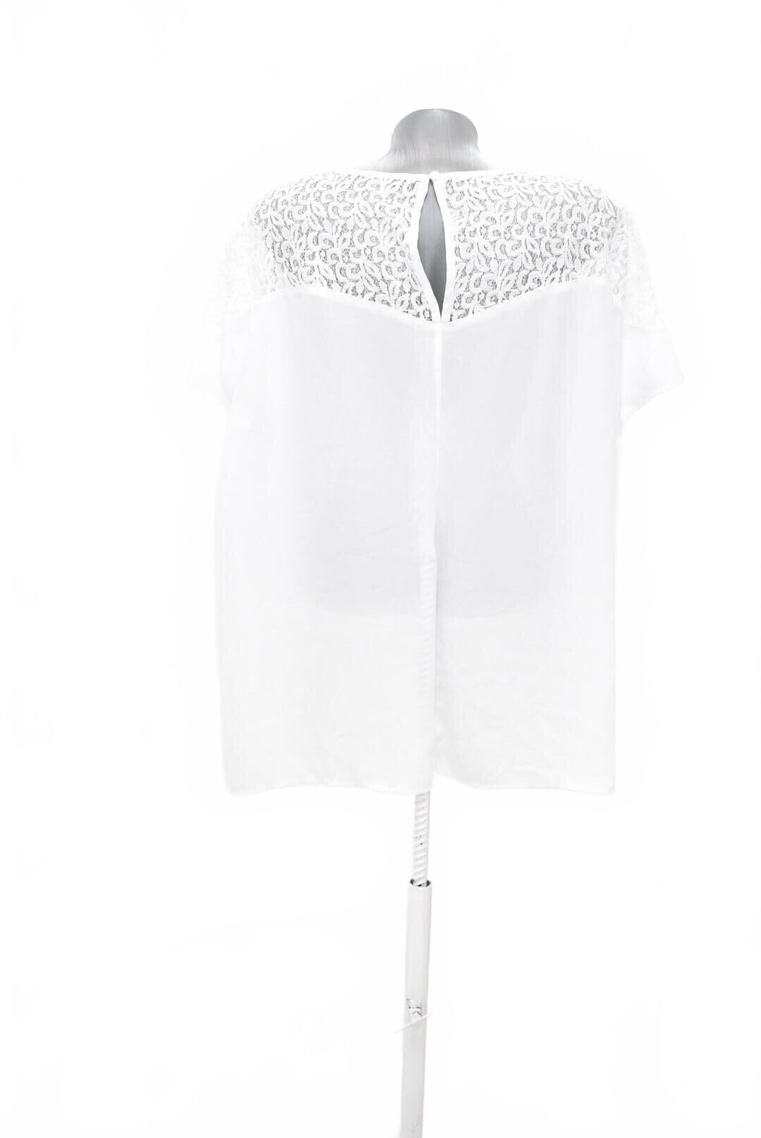 Damen -T-ShirtGenesisohne Aufdruck,farbeweiss,größeXL