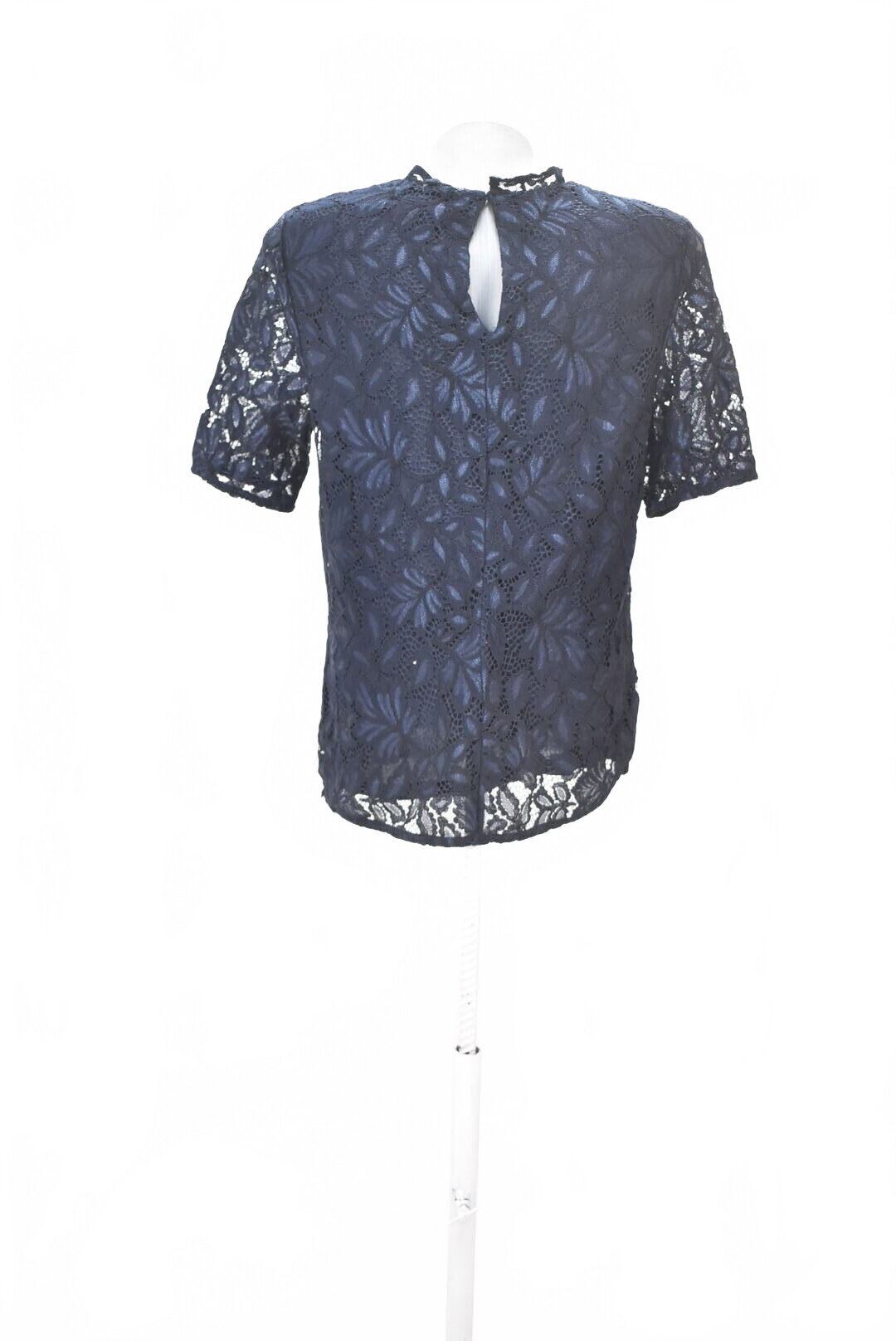 Damen -T-ShirtH&Mohne Aufdruck,farbeblau,größeS