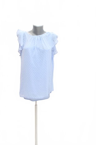 Damen -T-ShirtF&Fohne Aufdruck,farbeblau,größe42