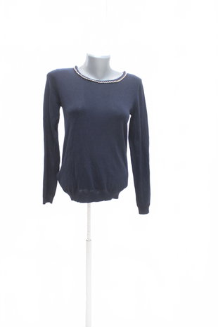 Damen -T-ShirtMangoohne Aufdruck,farbeblau,größeS