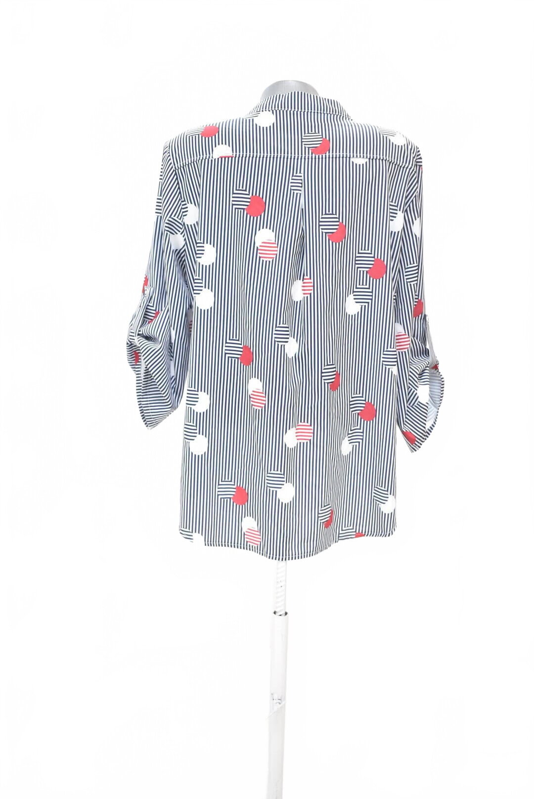 Damen -T-ShirtGenesisohne Aufdruck,farbegestreift,größe3XL