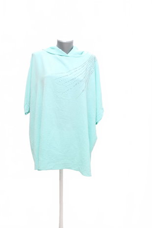 Damen -T-ShirtNew Collectionmit Aufdruck,farbetůrkis,größeL