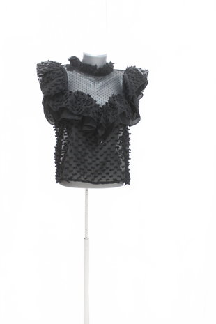 Damen -T-ShirtTrendyolohne Aufdruck,farbeschwarz,größe40