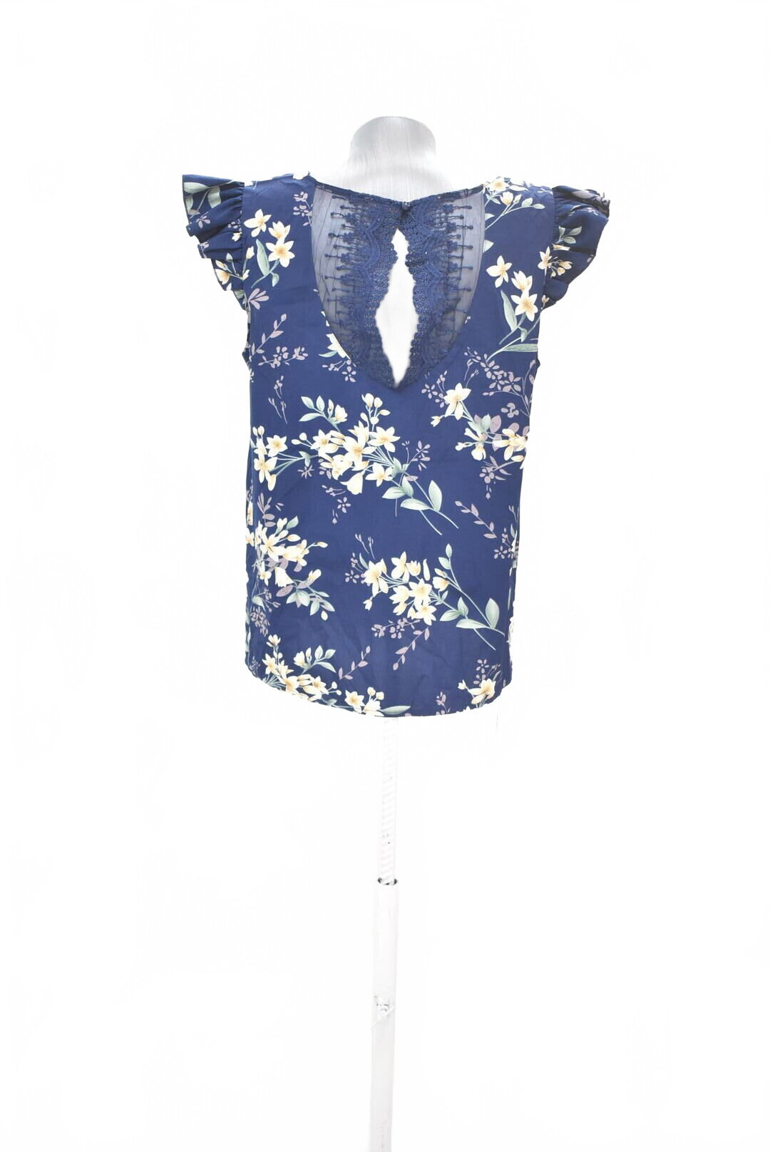 Damen -T-ShirtSheinohne Aufdruck,farbegeblümt,größe38