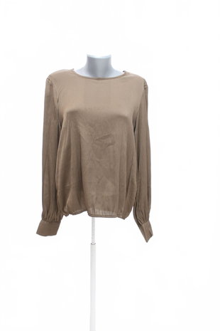 Damen -T-ShirtVero Modaohne Aufdruck,farbebraun,größeL