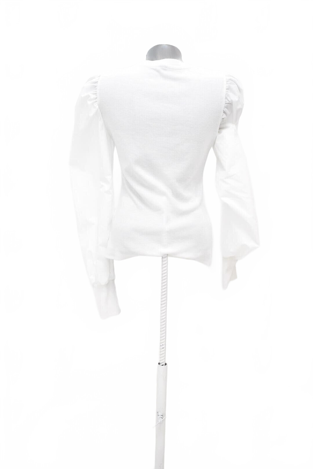 Damen -T-ShirtSheinohne Aufdruck,farbeweiss,größe38