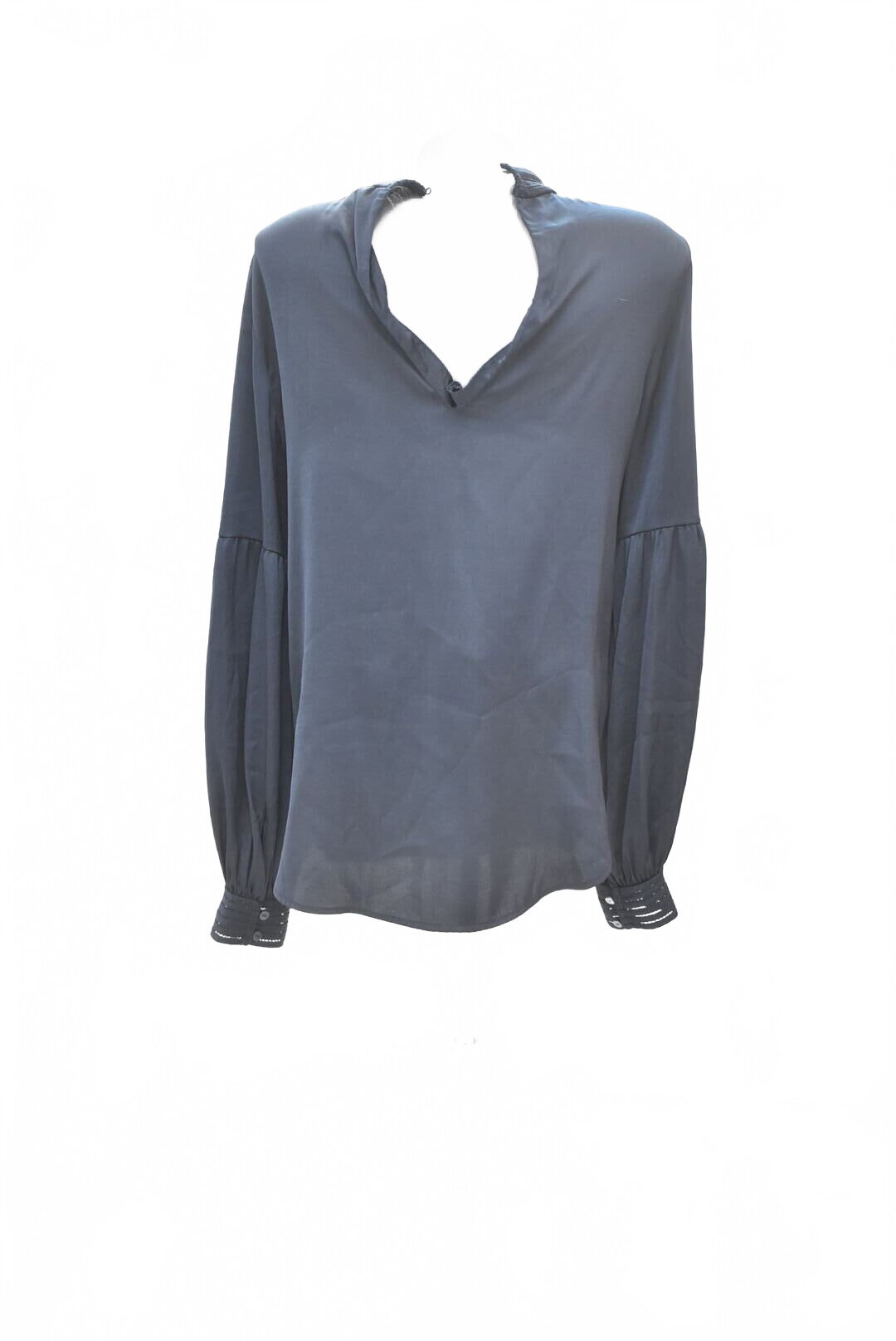 Damen -T-ShirtH&Mohne Aufdruck,farbeblau,größe38