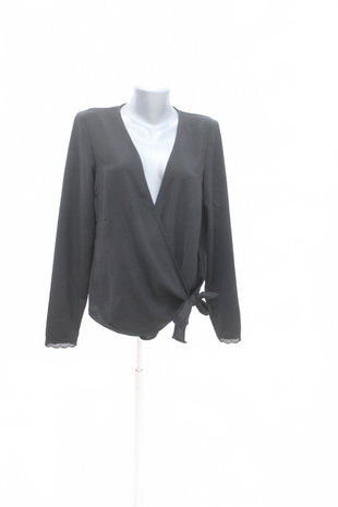 Damen -T-ShirtCamaieuohne Aufdruck,farbeschwarz,größe38
