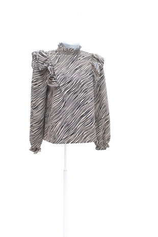 Damen -T-ShirtOnlyohne Aufdruck,farbegemustert,größeXS