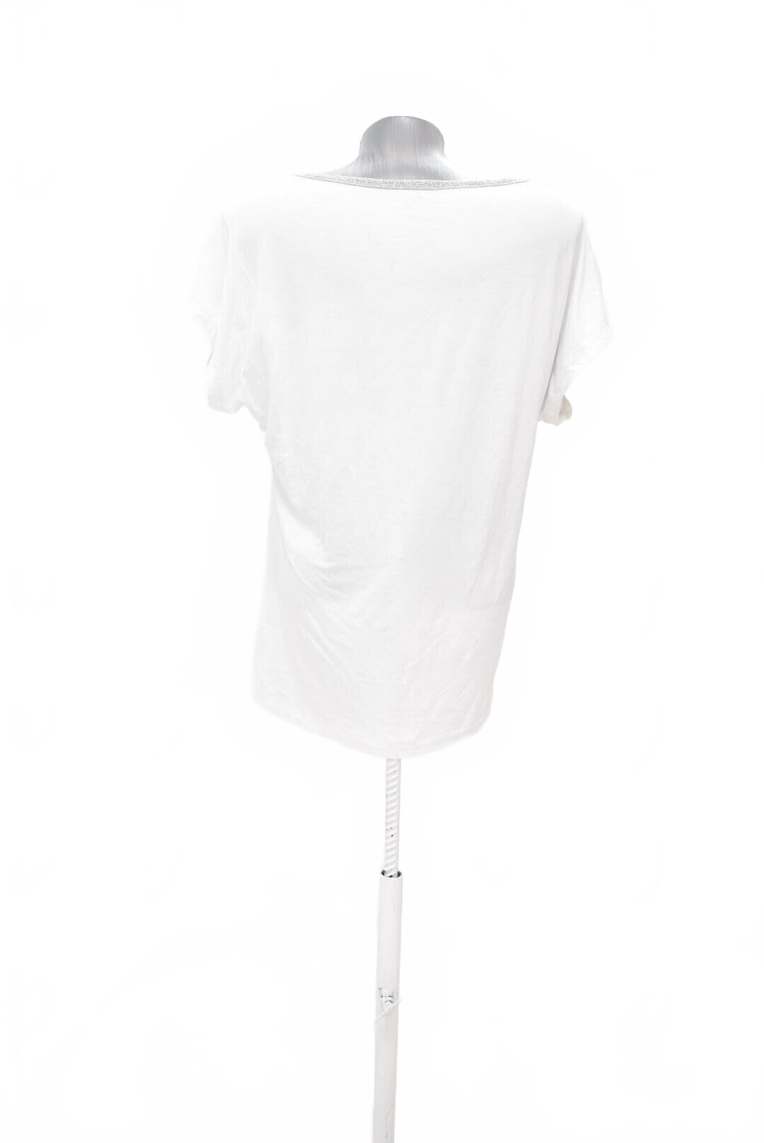 Damen -T-ShirtTchiboohne Aufdruck,farbeweiss,größeM