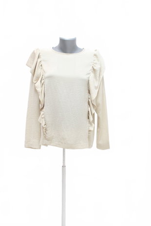 Damen -T-ShirtH&Mohne Aufdruck,farbebeige,größe38