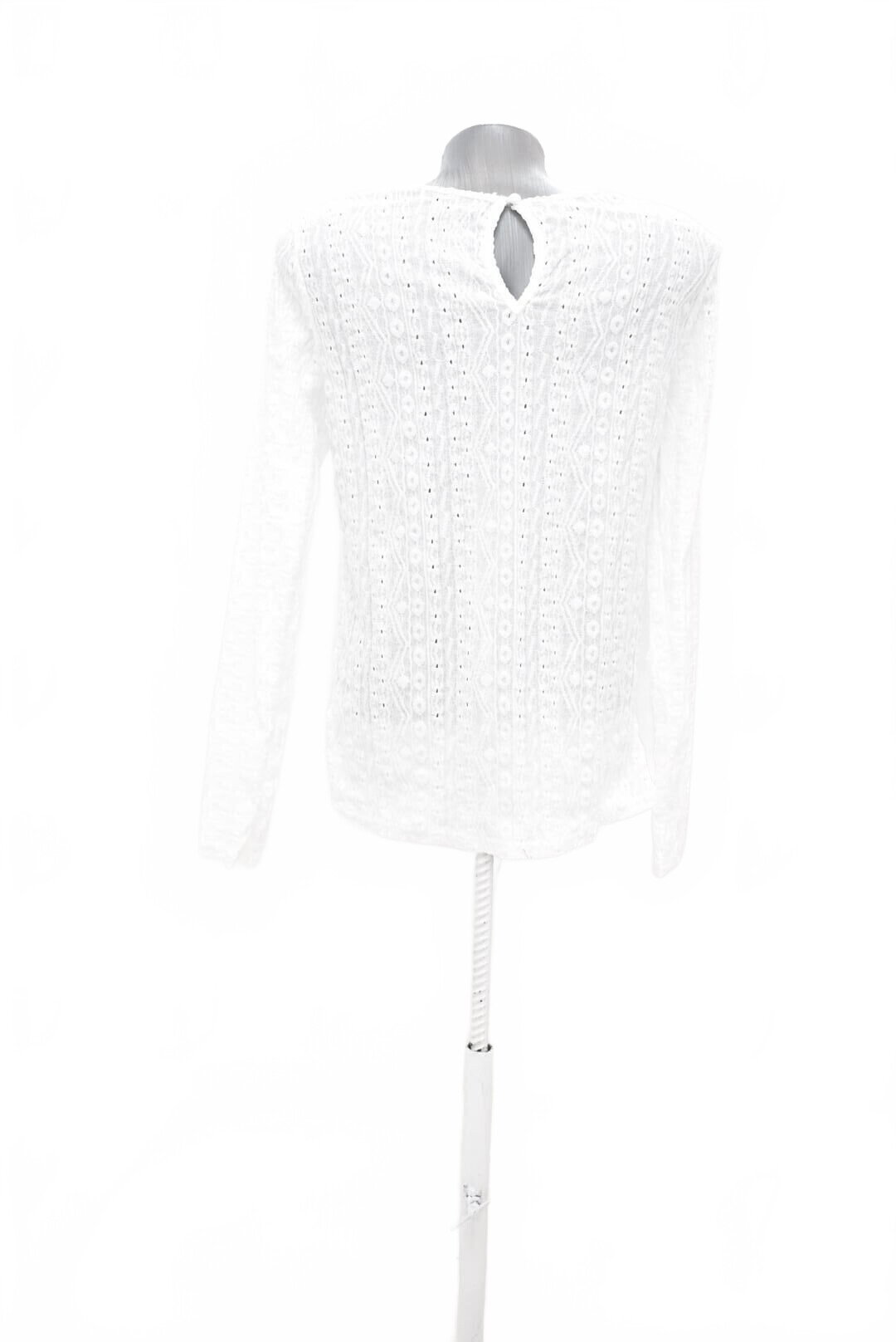 Damen -T-ShirtSheinohne Aufdruck,farbeweiss,größe36