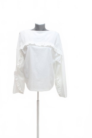 Damen -T-ShirtGenesisohne Aufdruck,farbeweiss,größeXL