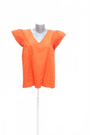 Damen -T-ShirtReservedohne Aufdruck,farbeorange,größe42