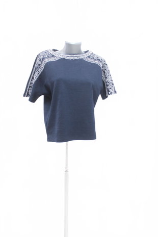 Damen -T-ShirtReservedohne Aufdruck,farbeblau,größeS