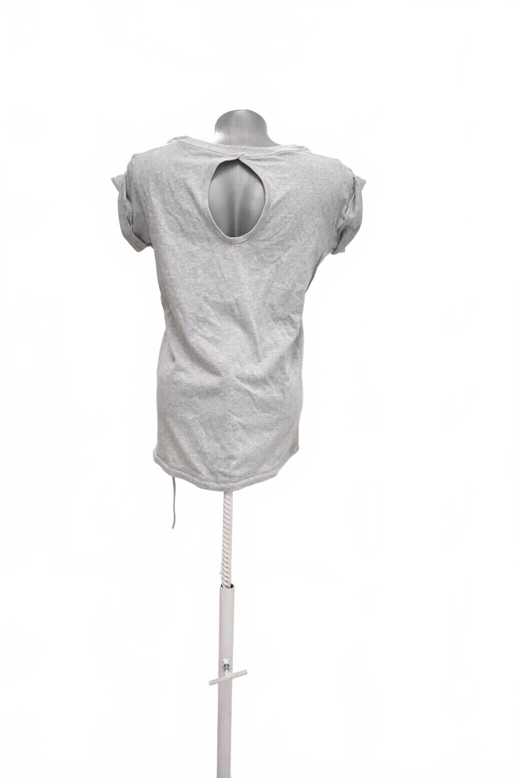 Damen -T-ShirtAdidasmit Aufdruck,farbegrau,größeXS