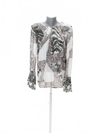 Damen -T-ShirtNextohne Aufdruck,farbegemustert,größe34