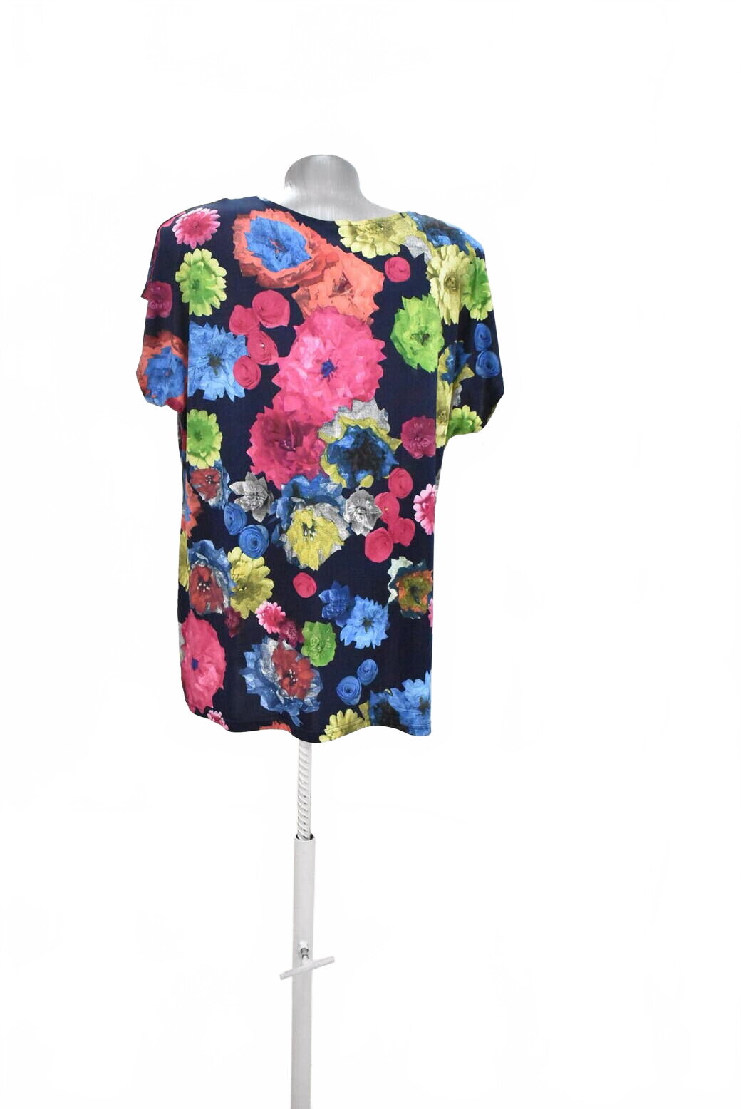 Damen -T-ShirtGenesisohne Aufdruck,farbegeblümt,größe3XL
