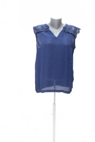 Damen -T-ShirtBelovedohne Aufdruck,farbeblau,größeL