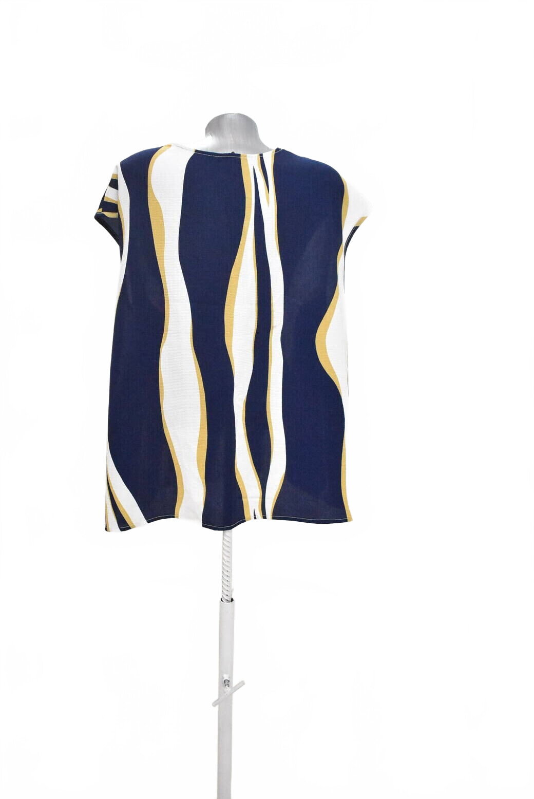 Damen -T-ShirtSheinohne Aufdruck,farbegemustert,größe3XL