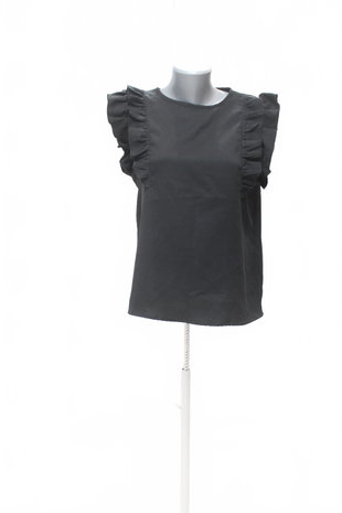 Damen -T-ShirtSheinohne Aufdruck,farbeschwarz,größe38
