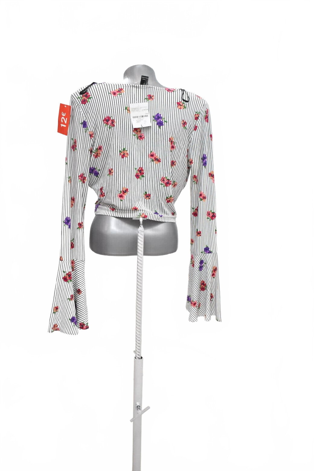 Damen -T-ShirtForever 21ohne Aufdruck,farbegeblümt,größeL