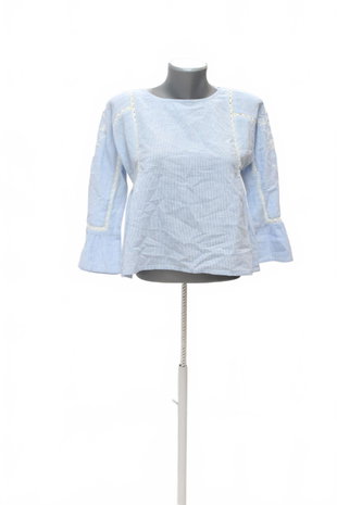 Damen -T-ShirtFbsisterohne Aufdruck,farbegestreift,größe2XS