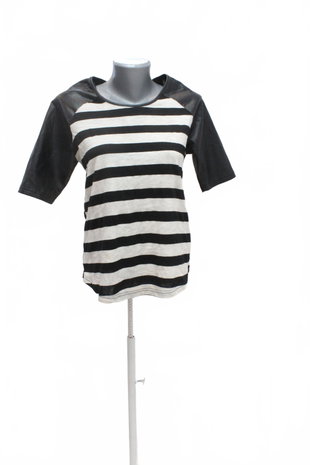 Damen -T-ShirtGenesisohne Aufdruck,farbegestreift,größeXS