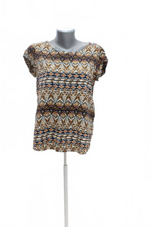 Damen -T-ShirtOnlyohne Aufdruck,farbegemustert,größe38