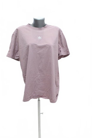 Damen -T-ShirtAdidasohne Aufdruck,farberute,größe46