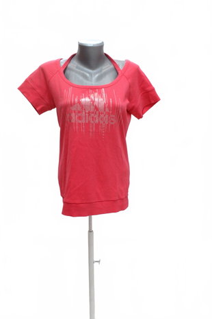 Damen -T-ShirtAdidasmit Aufdruck,farberute,größe42