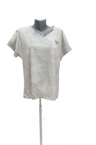 Damen -T-ShirtGenesisohne Aufdruck,farbebeige,größeL
