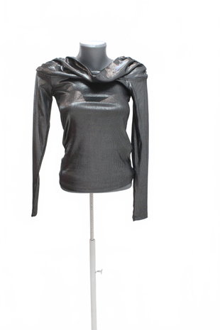Damen -T-ShirtAmisuohne Aufdruck,farbegrau,größeM