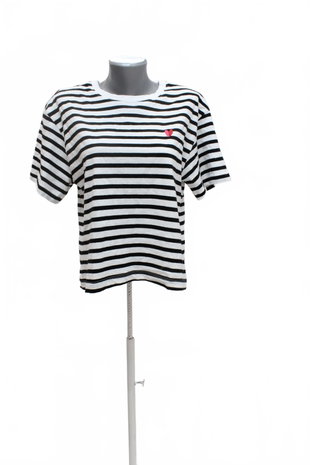 Damen -T-ShirtReservedohne Aufdruck,farbegestreift,größeM