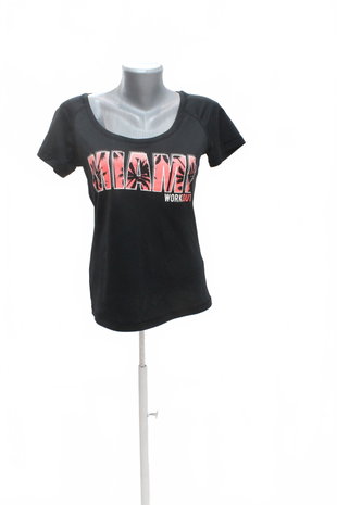 Damen -T-ShirtCrivitmit Aufdruck,farbeschwarz,größeS