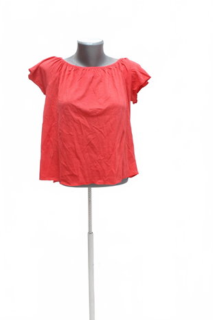Damen -T-ShirtEsmaraohne Aufdruck,farberot,größeXS