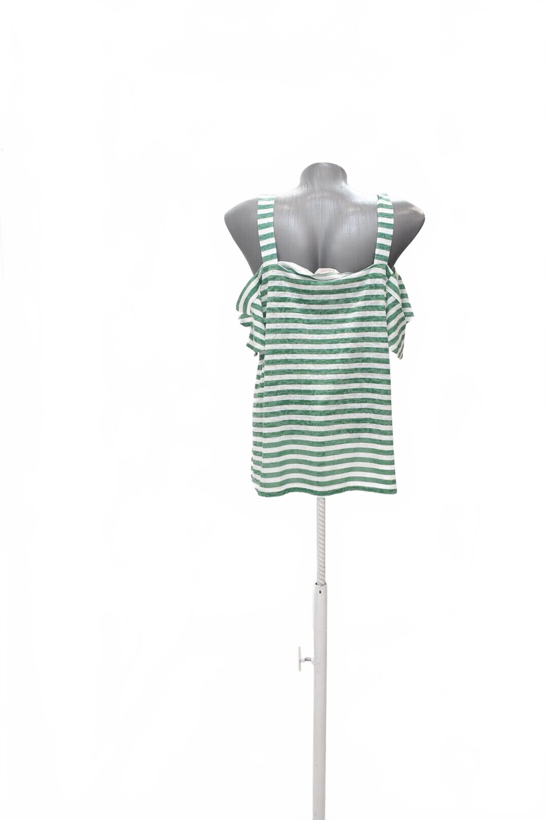 Damen -T-ShirtCamaieuohne Aufdruck,farbegestreift,größeL